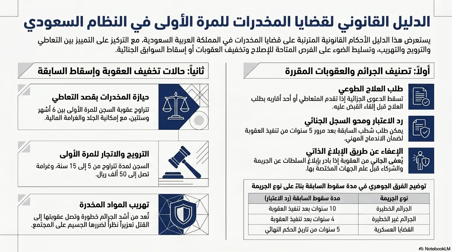 متى يسقط حكم تعاطي المخدرات